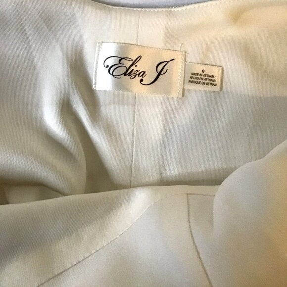 ELIZA J.-FRONT SPLIT WOMENS DRESS SIZE 6 - Picture 4 of 9